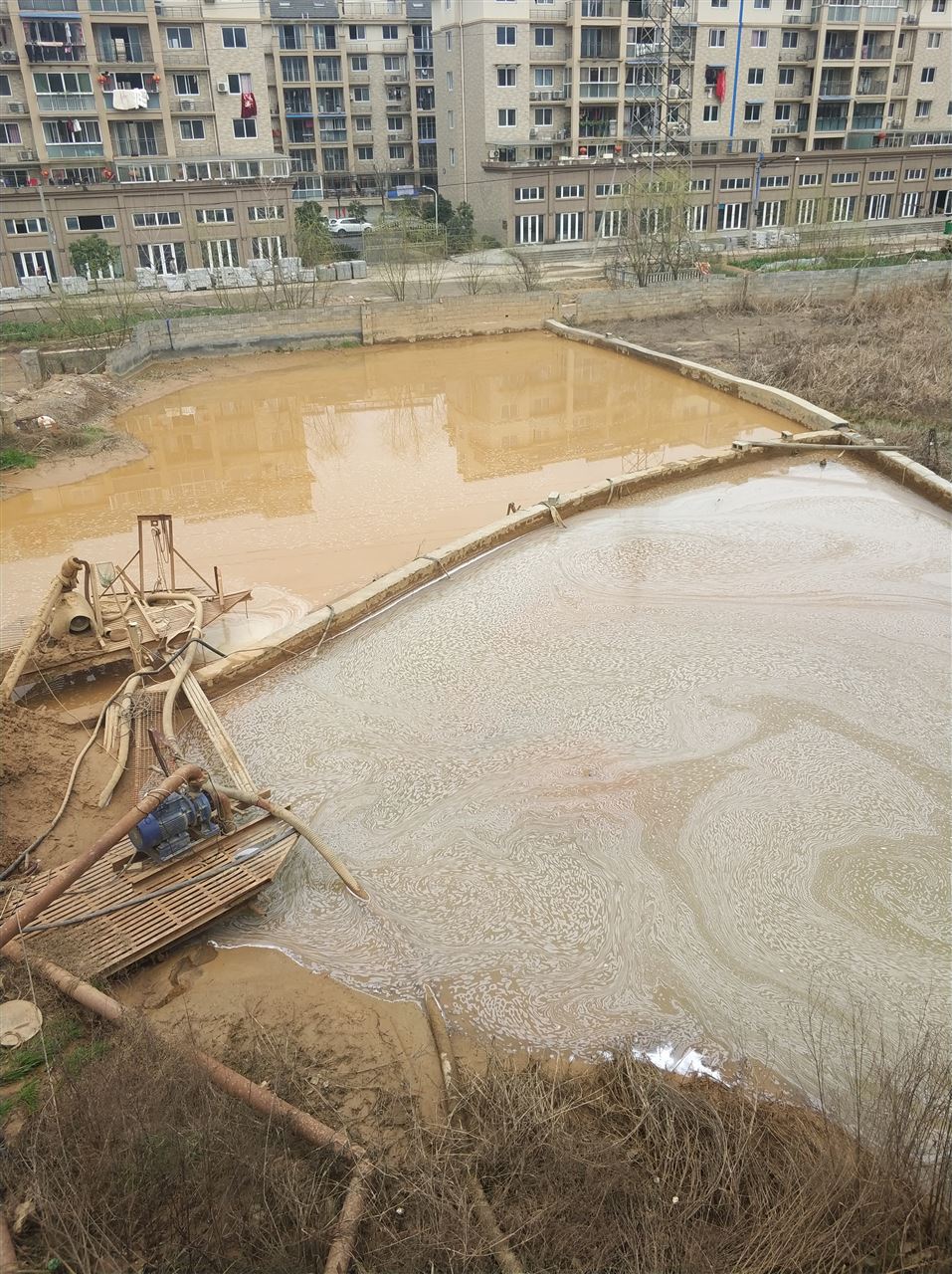 张掖沉淀池淤泥清理-厂区废水池淤泥清淤